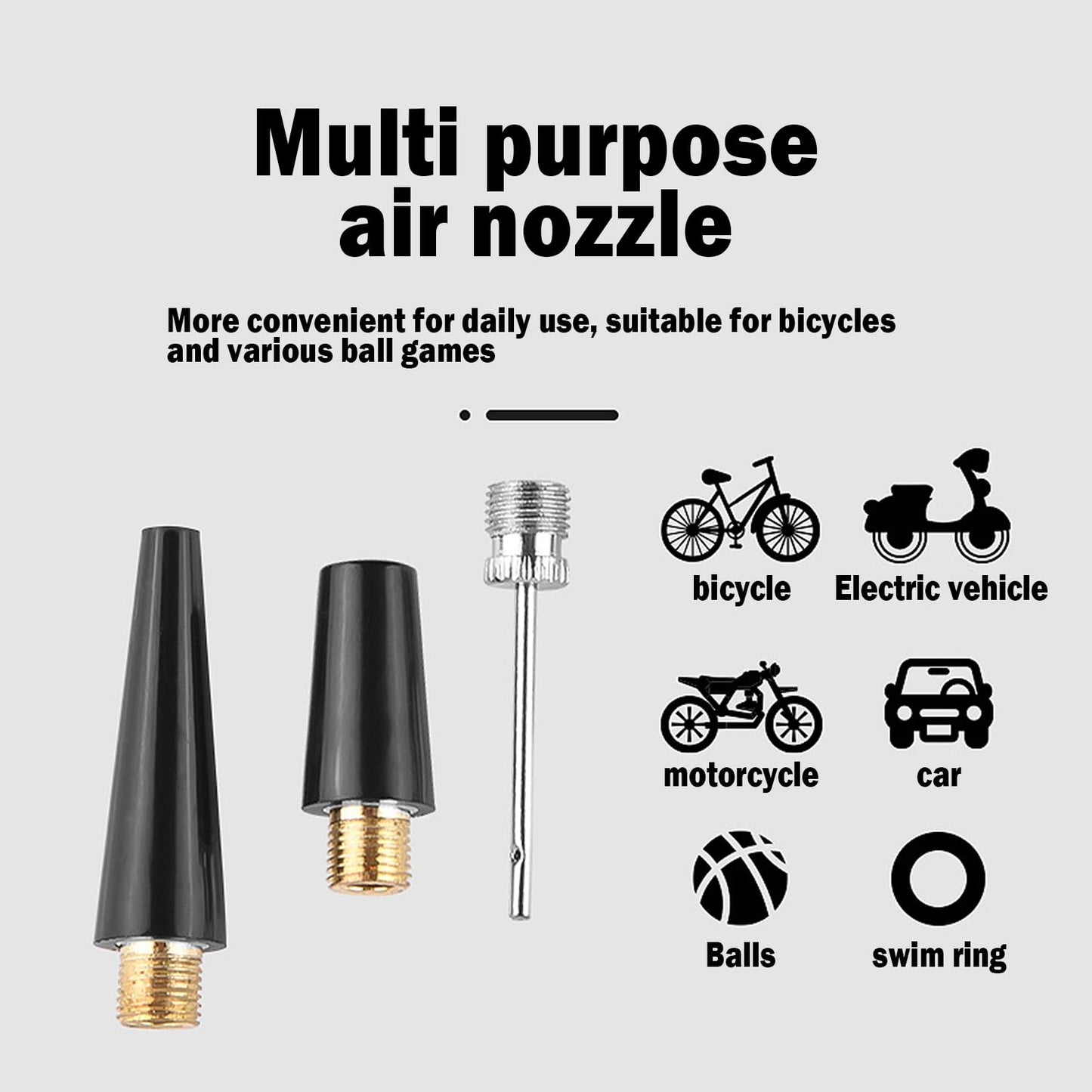 Mini Bike Pump, Portable High Pressure Bicycle Pump with Presta/Schrader Valve for Road MTB Scooter Tires Pump