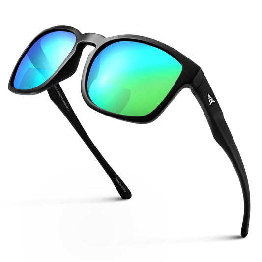 KastKing Pecos Bifocal Polarized Sunglasses, Bi-Focal x1.5 x2.0 x2.5 Magnifications, Sport Reader Sunglasses, UV Protection