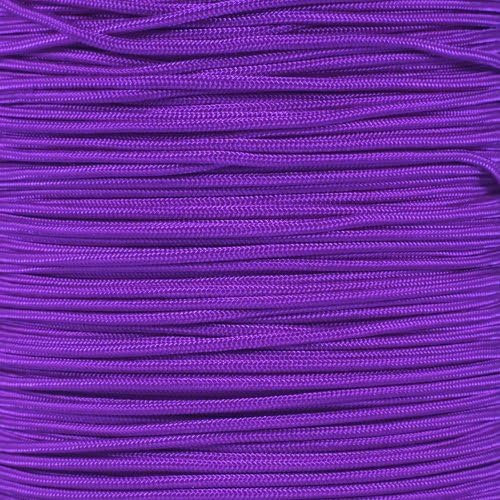 Paracord Planet 275lb Paracord – 3/32 Inch (2.38 mm) Nylon Crafting Cord with 5 Strand Inner Core – Acid Purple (50 ft)