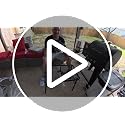 Portable Folding Camping Grill Table - 35x16 Inch, Adjustable Height, Lightweight, Rust-Resistant Outdoor Table, Black