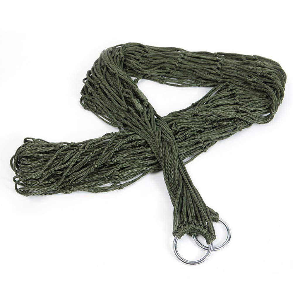 Keenso Camping Hammock,Portable Hammock Mesh Rope Hammocks for Outside, Hiking, and Travel