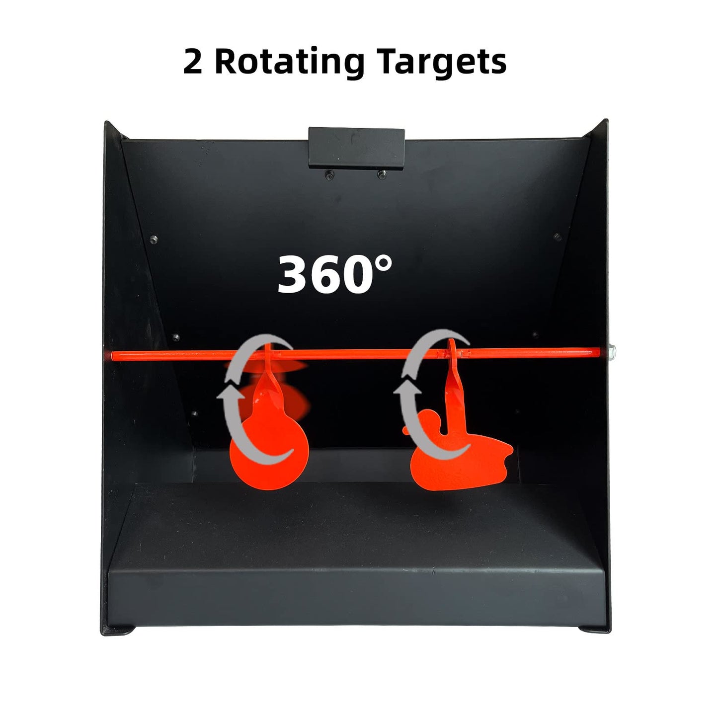 Atflbox 12 inch Pellet Trap Box Target and 25pcs 12''x13'' Splatter Paper Shooting Targets