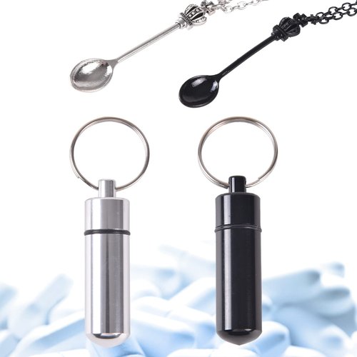 (2 Pack) Keychain Aluminum Carabiners Outdoor Backpack,Key Chain Clip