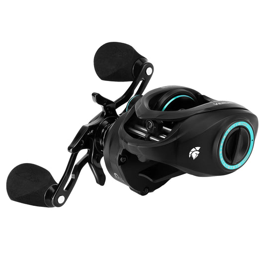 KastKing Verus Baitcasting Fishing Reel, 8.0:1, Right Handed, Black