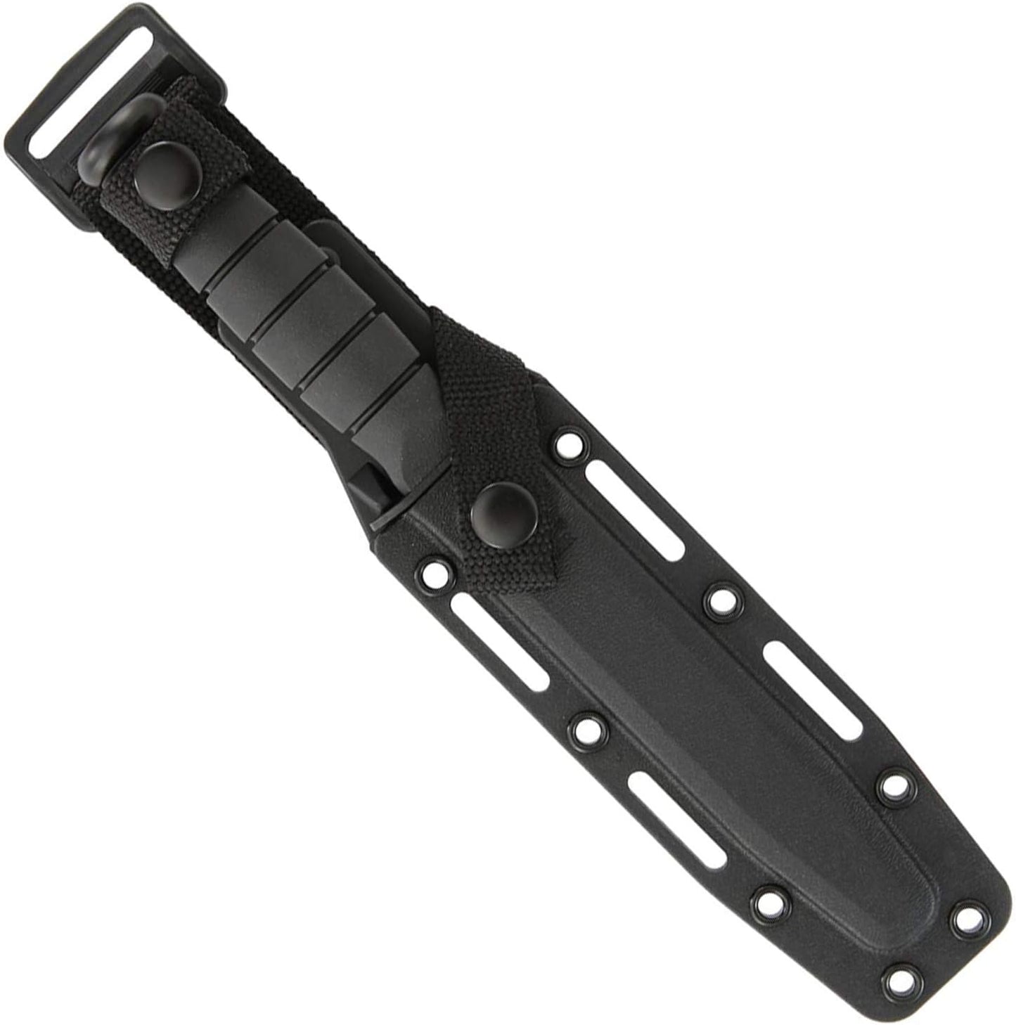 KA-BAR 1258 Short USA Clip Point Knife-Hard Sheath