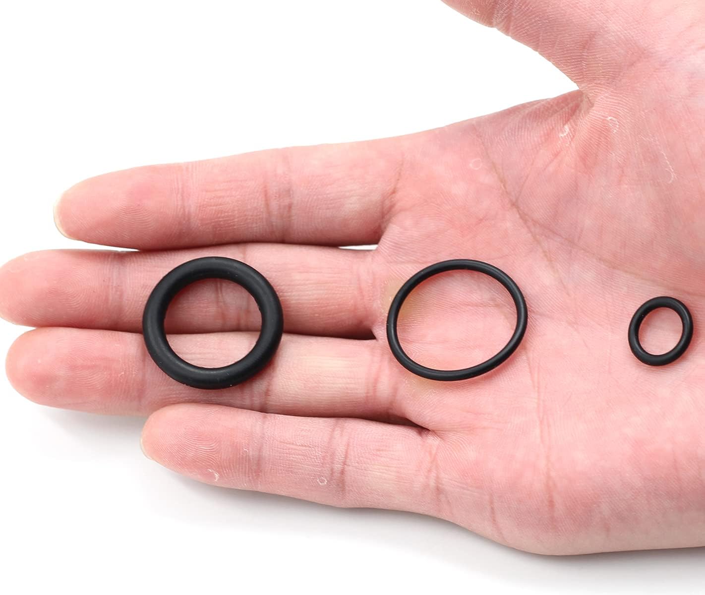 Chiloskit 225pc Rubber O-Ring Assortment Set Hydraulic Plumbing Air Gas Paintball Seal Kit