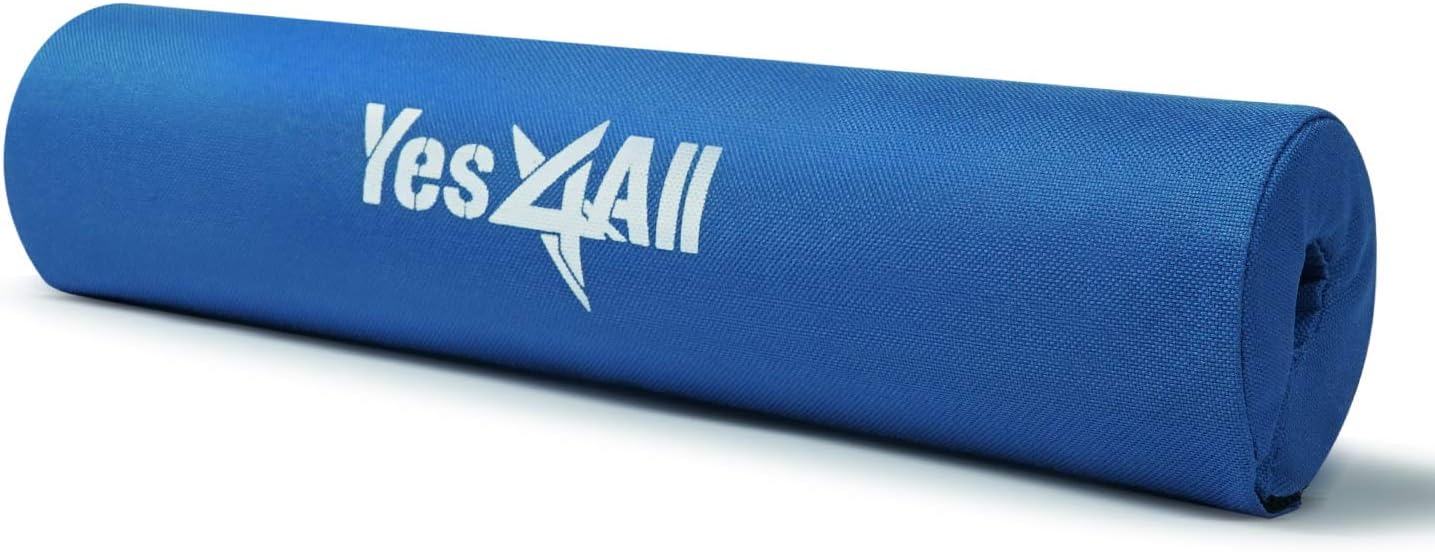 Yes4All Barbell Thick Foam Nylon Pad, Neck Shoulder Protective Pad For Lunges, Squats And Hip Thrust Fit Standard Olympic Bar