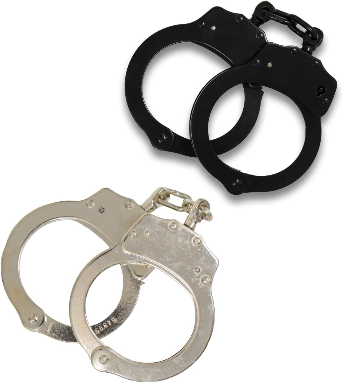 Snake Eye Tactical Steel Handcuffs with Two Keys Heavy Duty Steal Professional Grade | Secure Handcuffs.