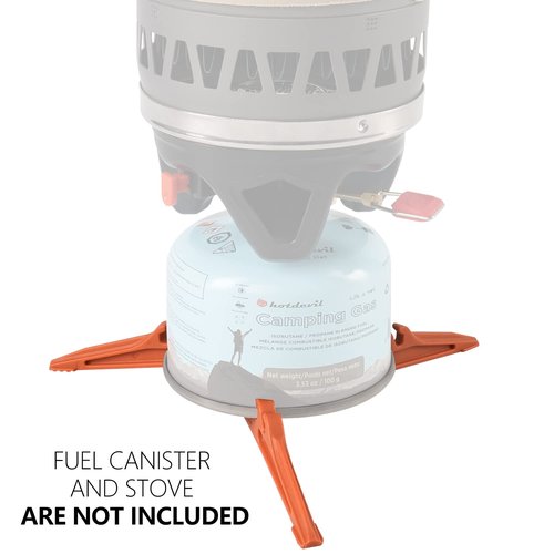 Hotdevil Fuel Can Stabilizer Canister Stand Cartridge Holder Mini Foldable Outdoor Hiking Cooking Gas Tank Bracket Stove Stand for Camping Stoves