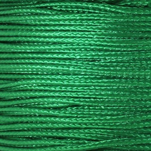 JIG PRO SHOP Black 1.18mm x 125' Micro Cord Paracord - Made in The USA
