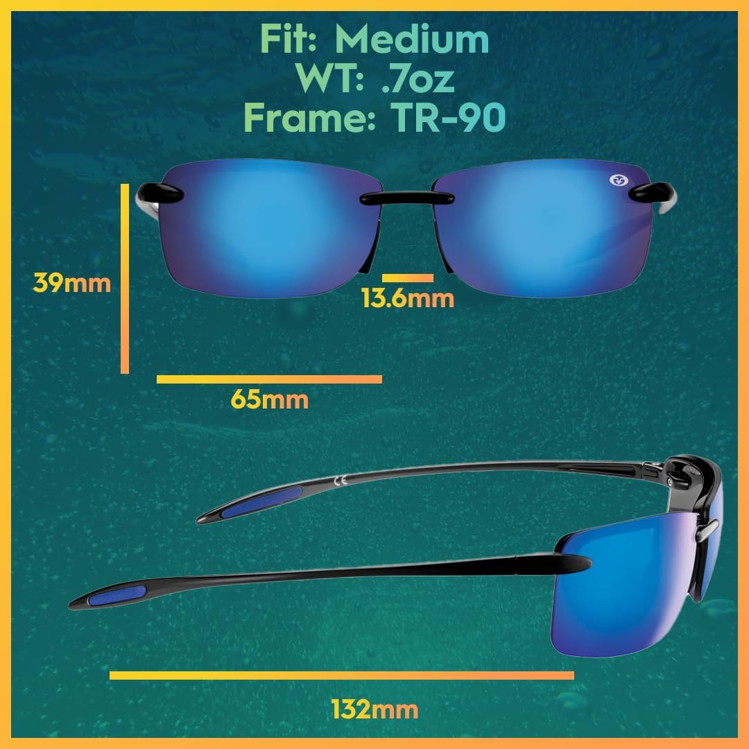 Flying Fisherman Cali Polarized Sunglasses with AcuTint UV Blocker for Fishing and Outdoor Sports