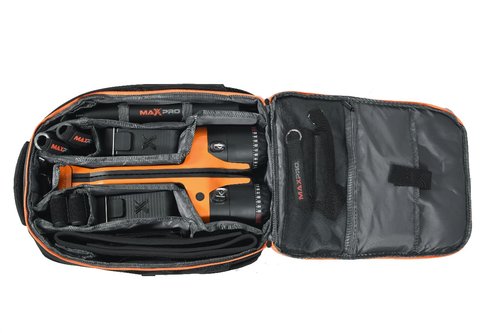 MAXPRO Maxpack Backpack | Custom travel backpack designed Fits all accessories | Mesh for the water bottle | Made with durable, weather-resistant 1680D polyester