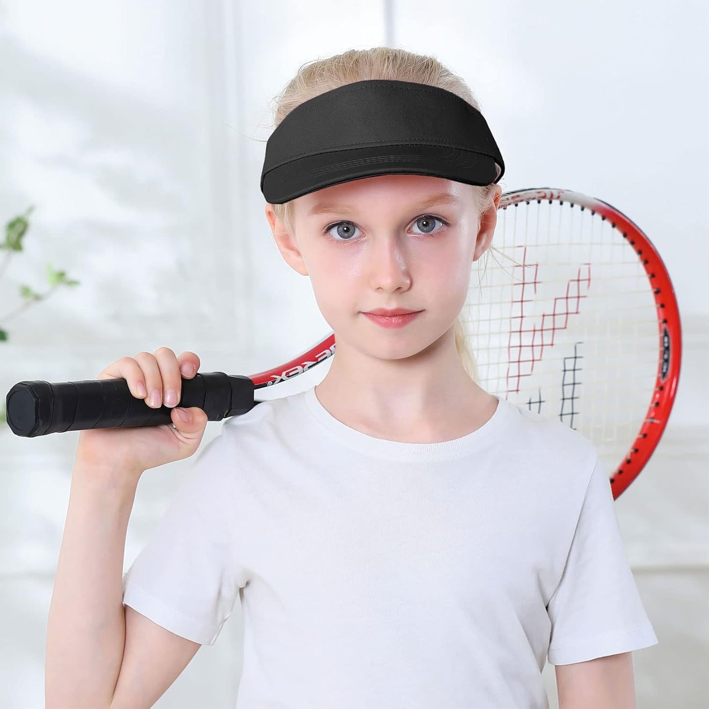 Kids Adjustable Sun Visor Hat | Cotton Athletic Cap for Girls & Boys