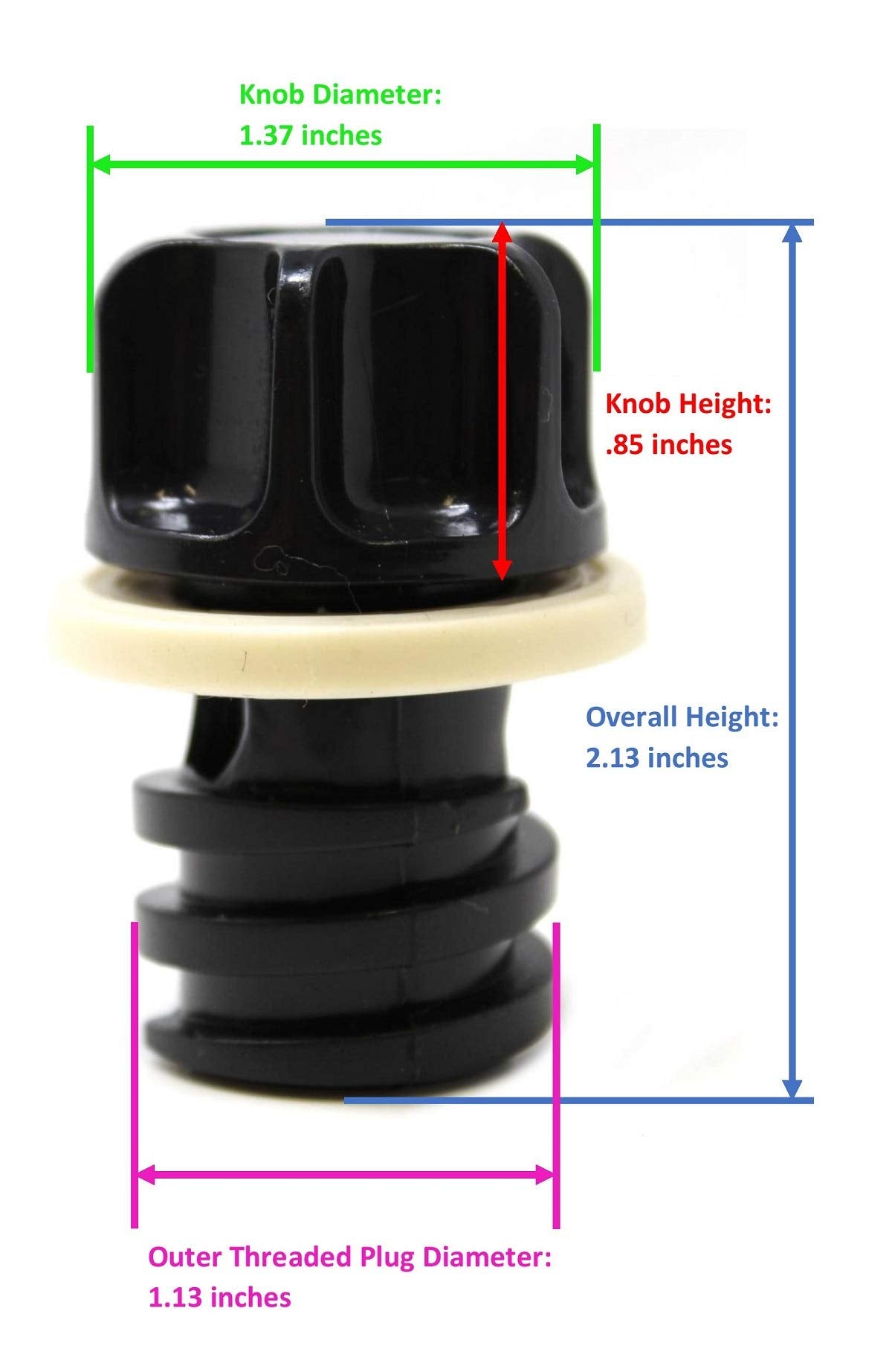 JSP Manufacturing Cooler Drain Plug & Gasket Assembly Teal Compatible with Yeti, RTIC, ORCA, OVO, Bird Dog Coolers 70QT 110QT (1)