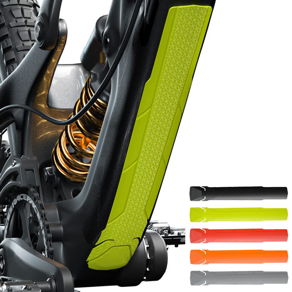 KACEPAR Bicycle Frame Guard, Mountain Bike Down Tube Frame Protector, for Protecting the Bike from Collision & Scratch - Orange