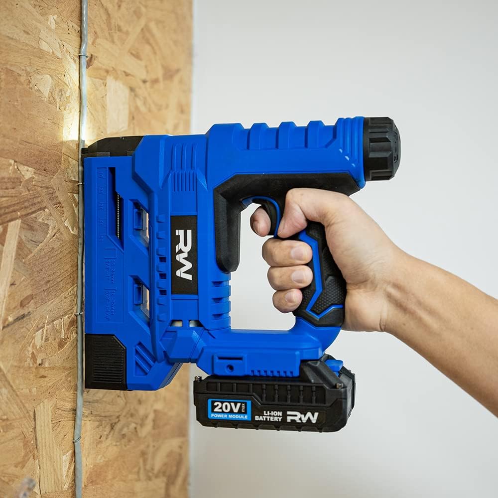 RealWork 4V Cordless 3/8" Crown Staple Gun
