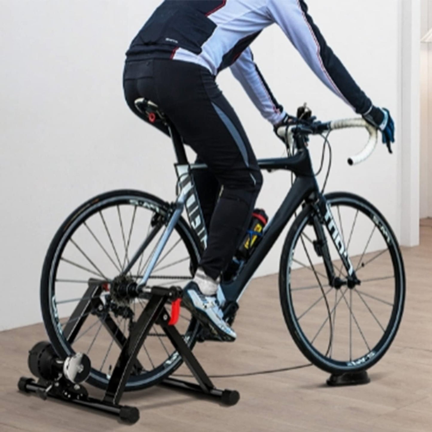 AlveyTech Front Wheel Riser Block for Indoor Bike Trainer - Wheel Stand for Stationary Bicycle, Tire Support Holder for Cycling Exercise, Cycle Training, and Indoor Riding, Stabilizer Accessories