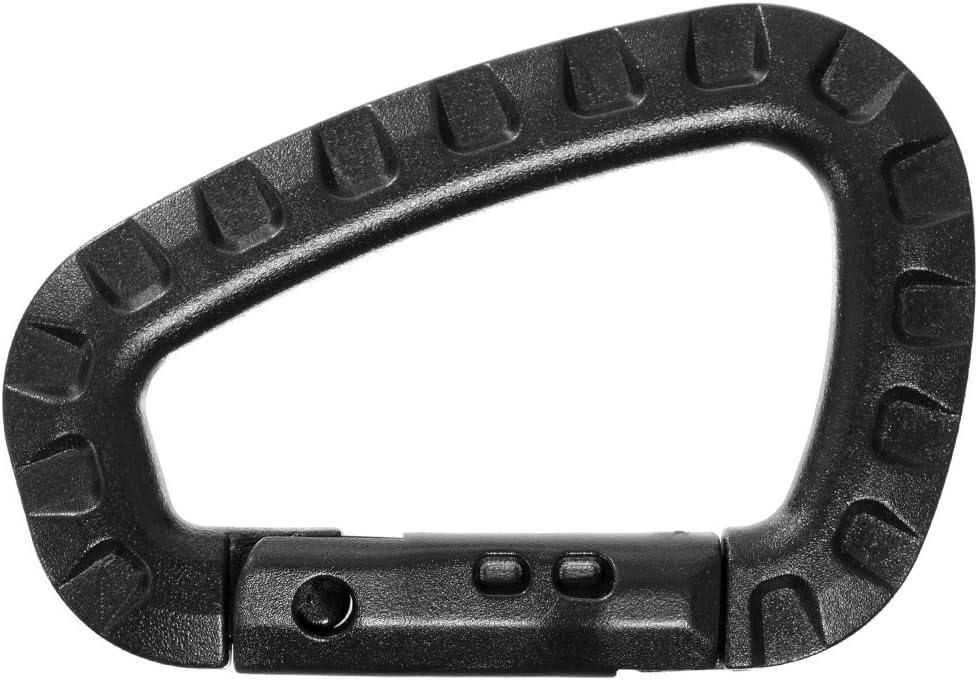 West Coast Paracord Tactical Carabiner Keychain – Hard Polymer, Lightweight Utility Hook