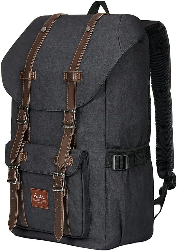KAUKKO Backpack, (Black (E5-3), 45 x 27 x 17cm (HxBxT)