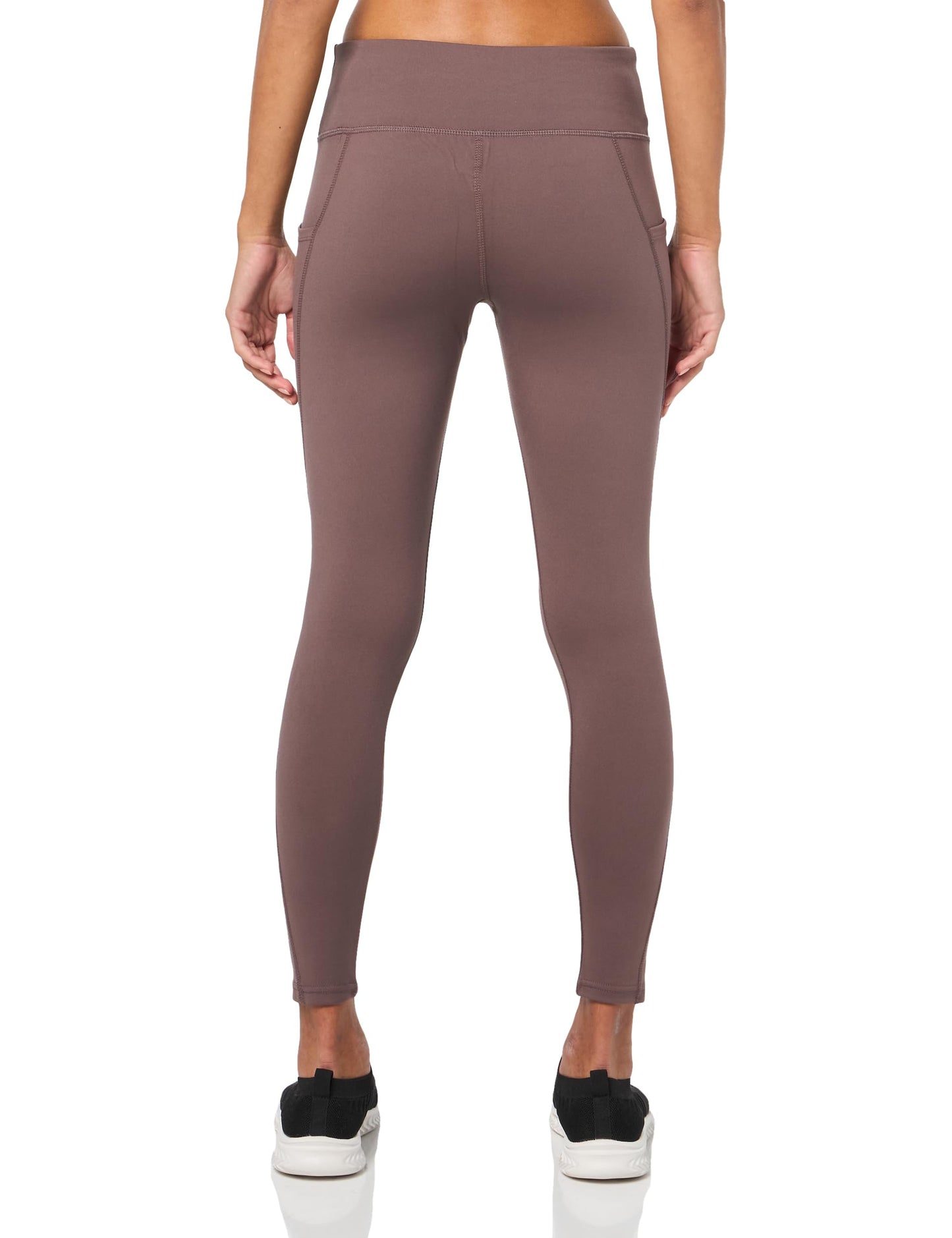Jockey Women's Activewear Premium Utility 7/8 Legging, Plum Truffle, Medium