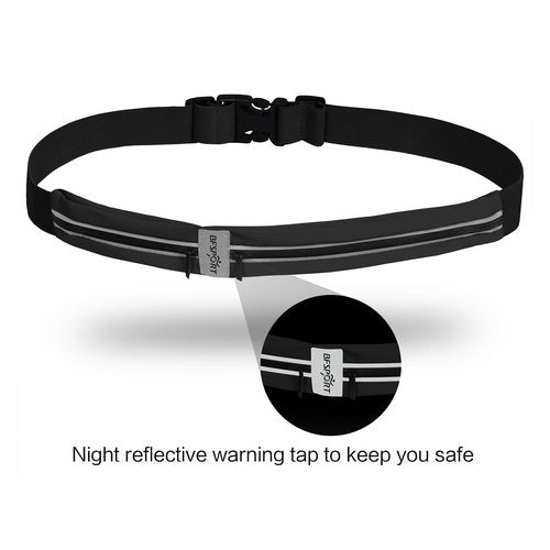 CNUAS Slim Running Belt for Women & Men Phone Holder for Running Fits ALL Phones Runners Fanny Pack Fishing Belt iPhone Running
