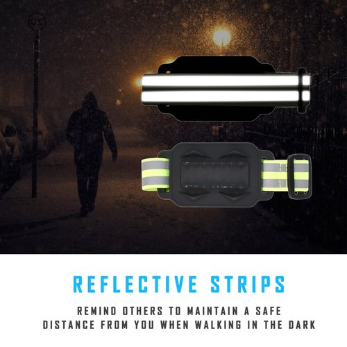 MATTISAM Ice Cleats, Highly Elastic Traction Cleats Grippers with Storage Bag, Rotatable Mid-Sole Studded Traction Boots Shoes Bands, Anti Slip Ice Snow Grips Crampons for Walking Jogging Hiking