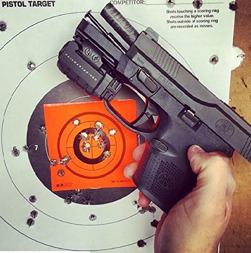 EZ2C Mini Shooting Targets, Bright Flourescent Self-Adhesive 3.5" x 3.5" (Tear-Off Pads of 25 or 100)