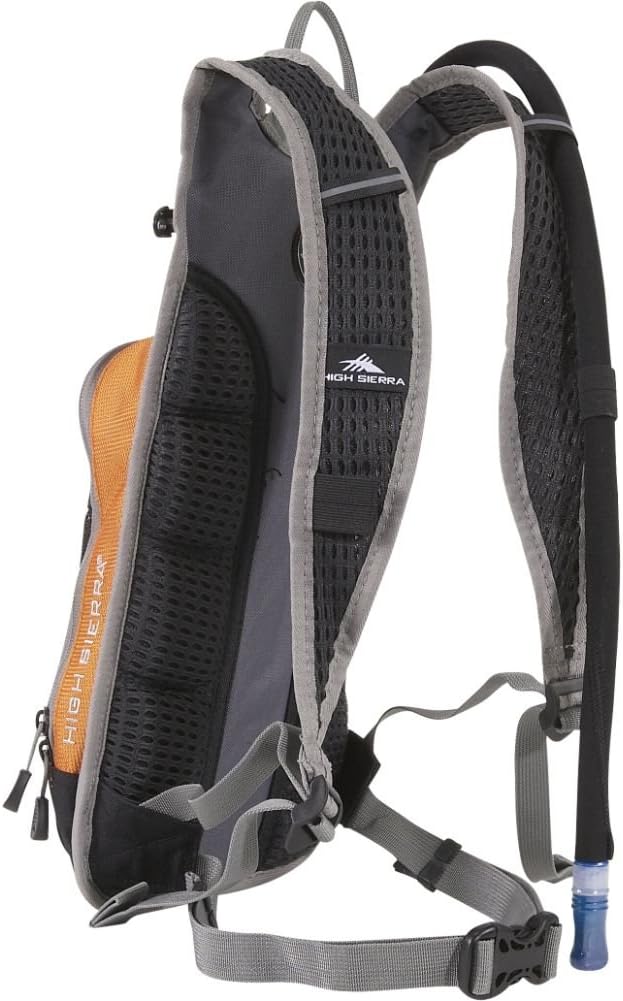 High Sierra Soaker Hydration Pack, Black, Graphite, 2L / 17.25 x 9 x 2-Inch