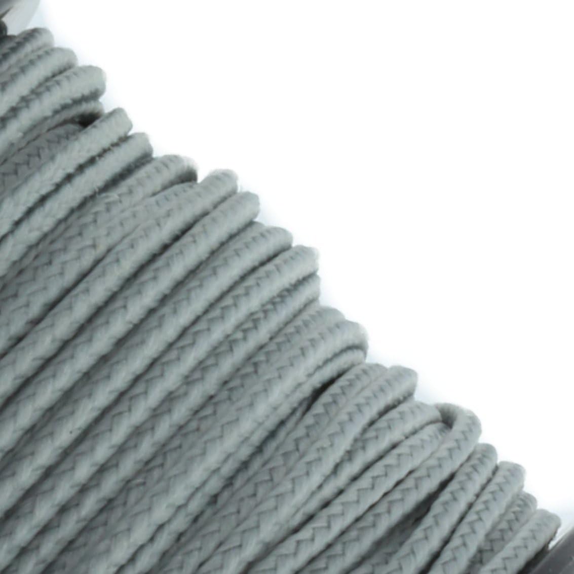 JIG PRO SHOP Black 1.18mm x 125' Micro Cord Paracord - Made in The USA