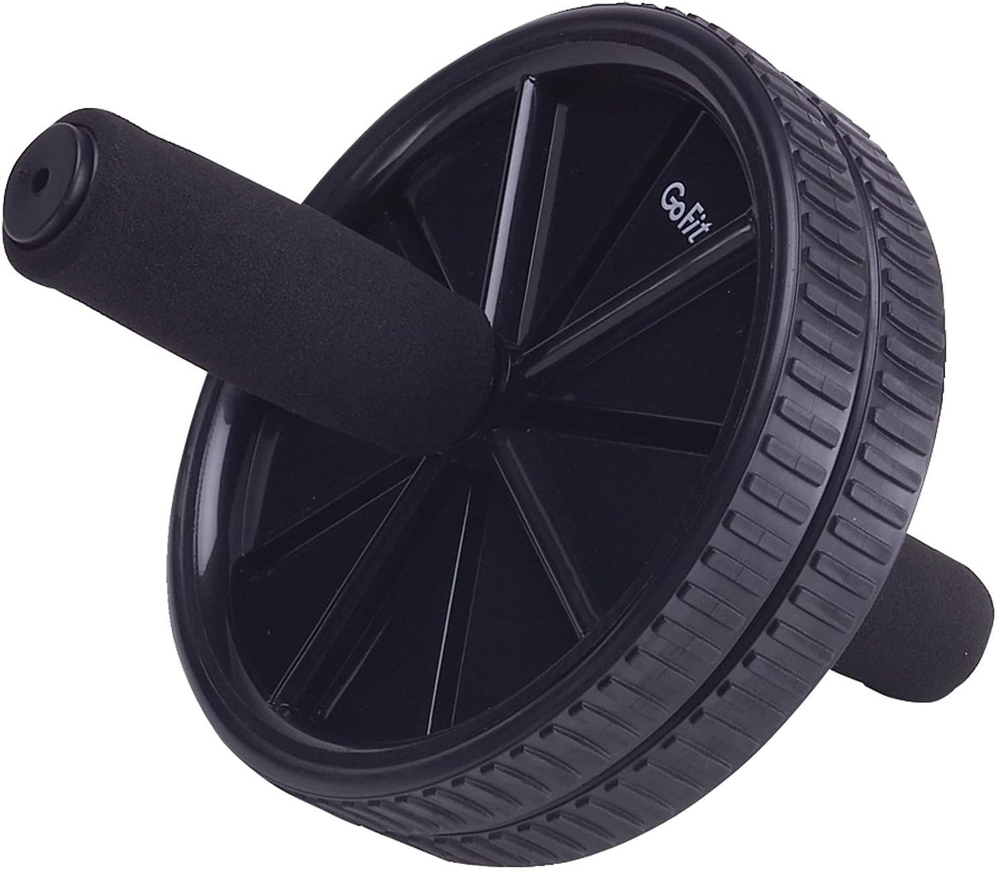 Gofit Black Deluxe Exercise Wheel (GF-DEW)