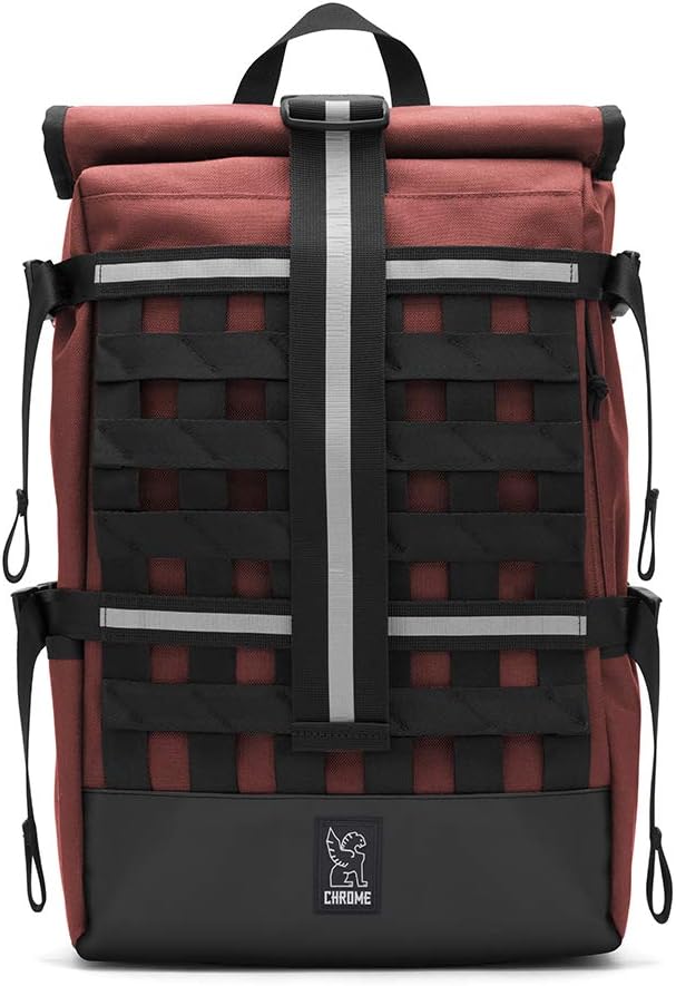 Chrome Industries Pro Barrage Waterproof Roll-Top Satchel Backpack Black Black