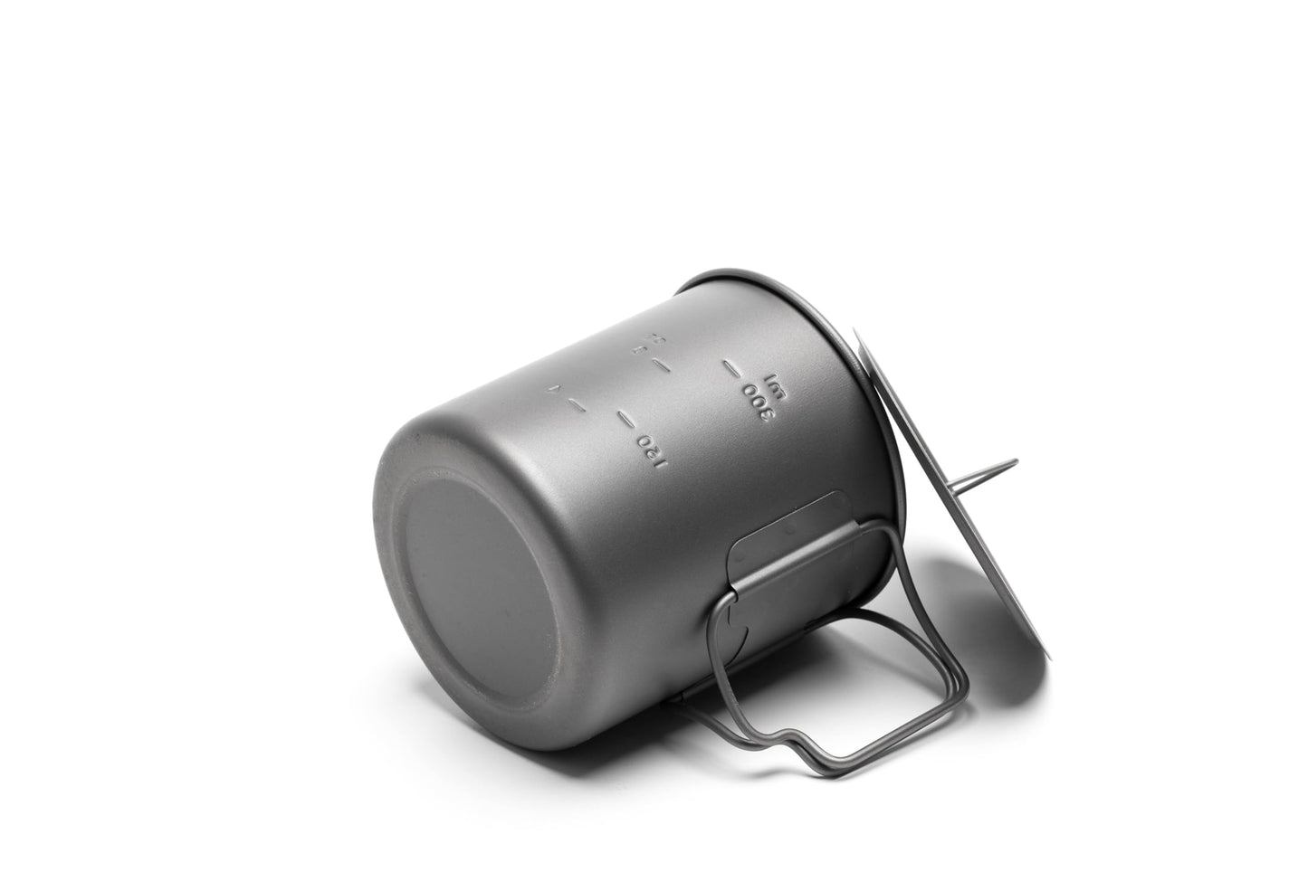 Portable 450ml Titanium Mug with Lid - Ideal for Outdoor Adventures