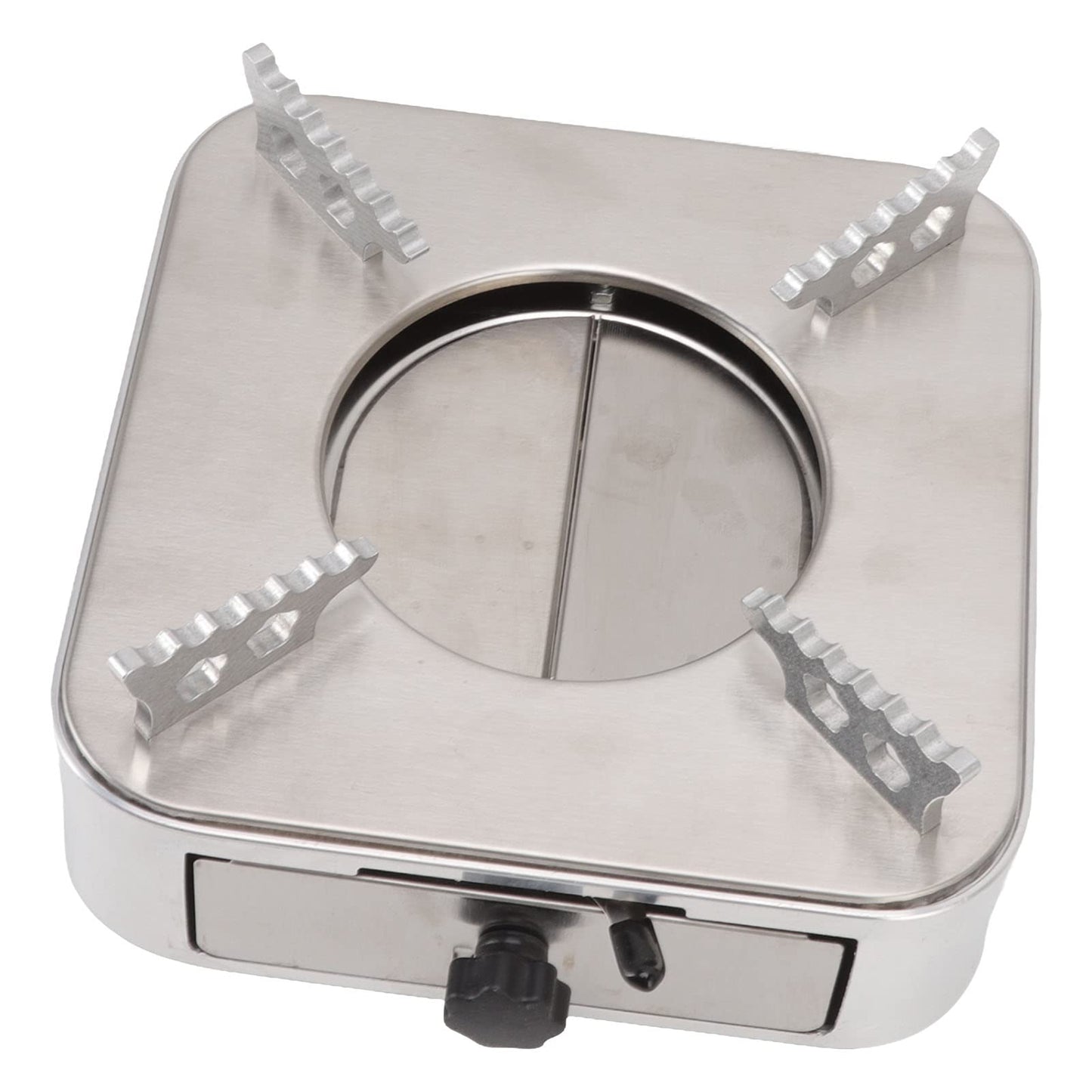 Alcohol Stove,Backpacking Stove,Portable Alcohol Stove Camping,Stainless Steel Silver One Piece Design Drawer Structure Spirit Burner for Home Outdoor Hiking