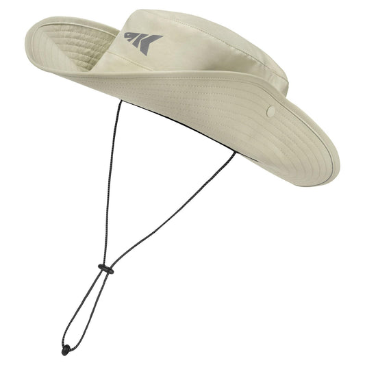 KastKing Shade Trekker Boonie Hat,UPF 50+ Protection,Water-Repellent,Adjustable Snap Brim Fishing Hat,Khaki
