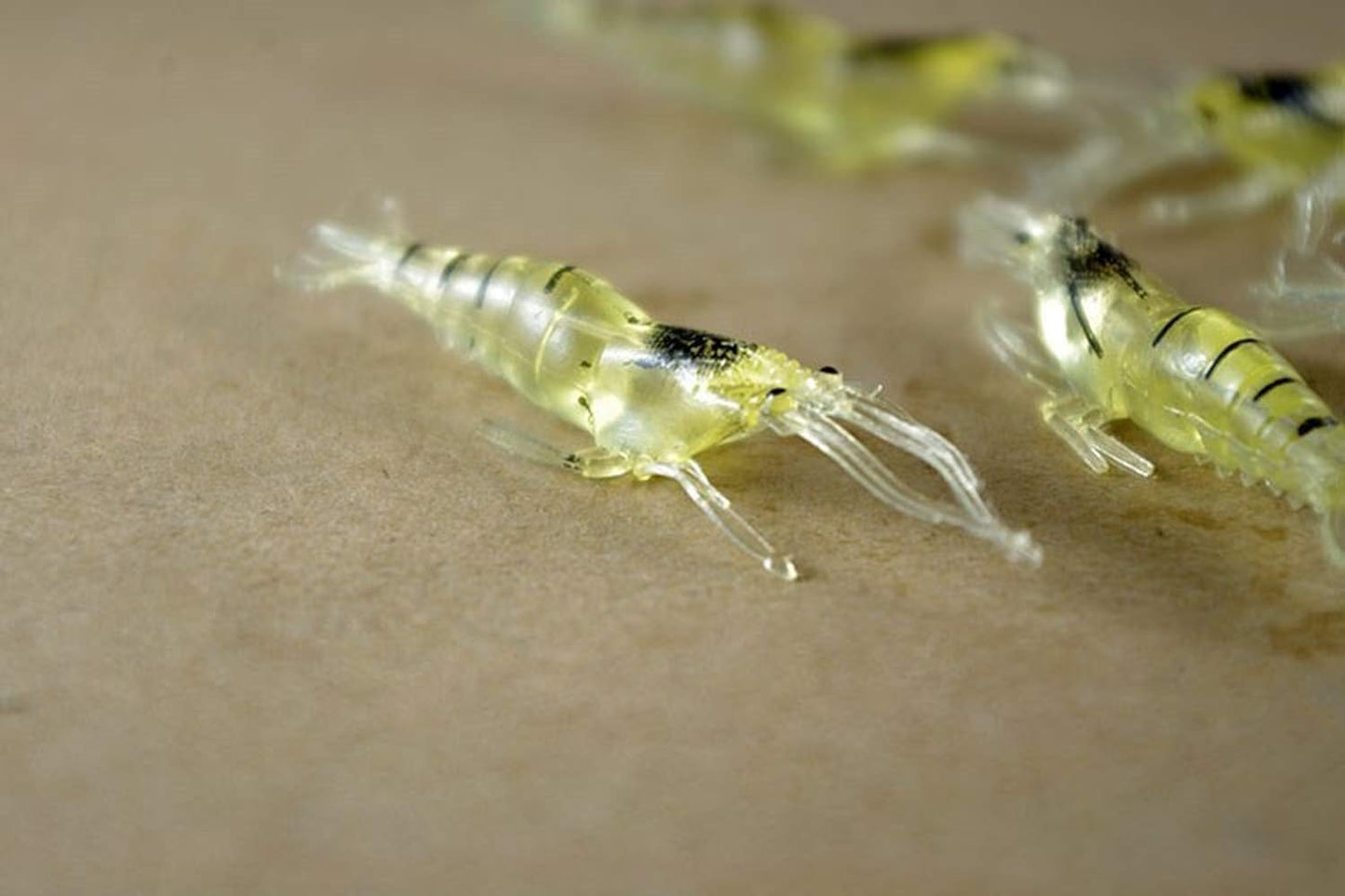10 Pcs Soft Shrimp Bait Fishing Gear Simulation Fake Bait Grass Shrimp Lures Cost-Effective Convenient Soft Lures, Baits and Attractants(4cm)