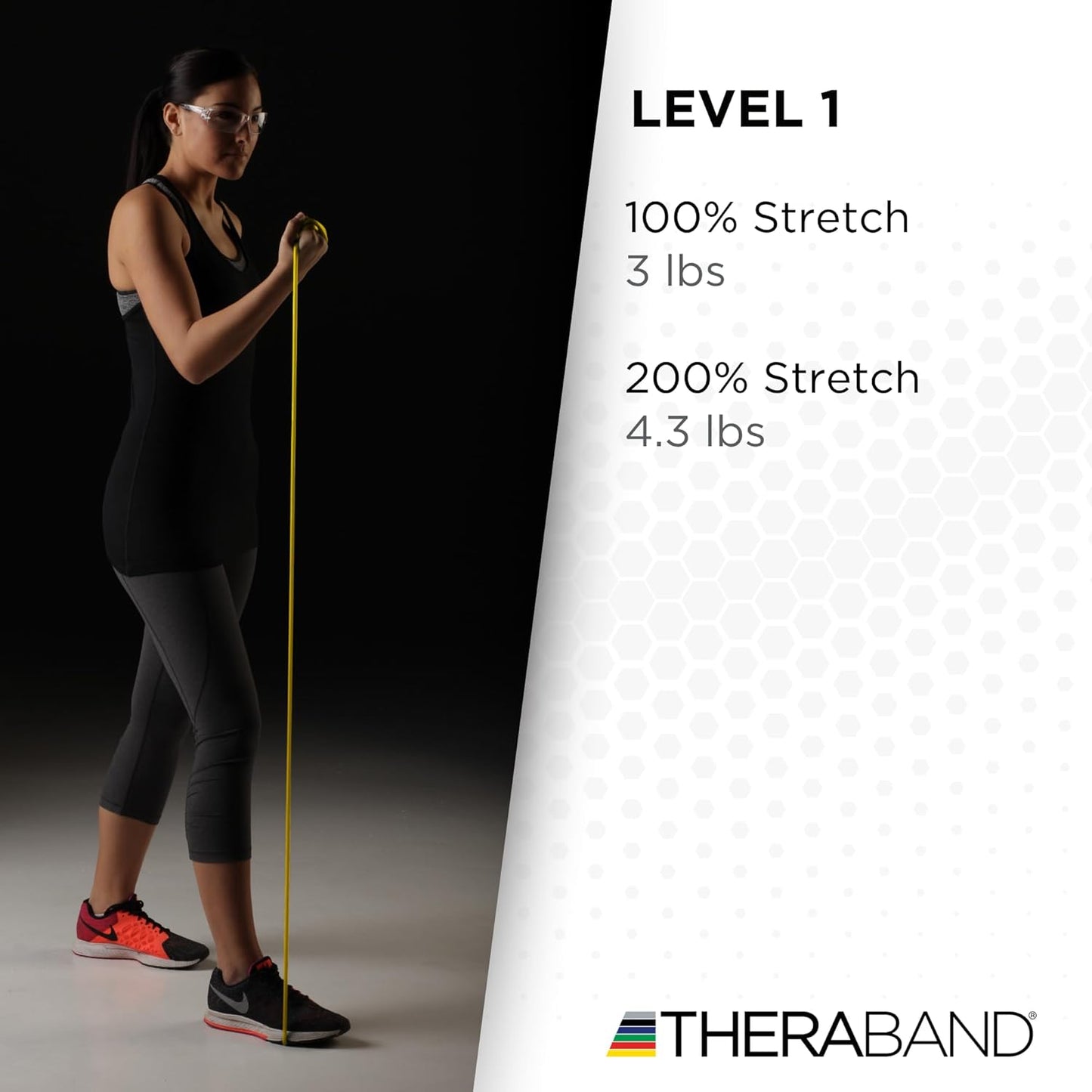 THERABAND Latex Resistance Tubing, Green, Heavy, Level 3, 25 ft Roll, Professional Grade for Upper and Lower Body Workouts, Cut-to-Length, Color-Coded Resistance Levels