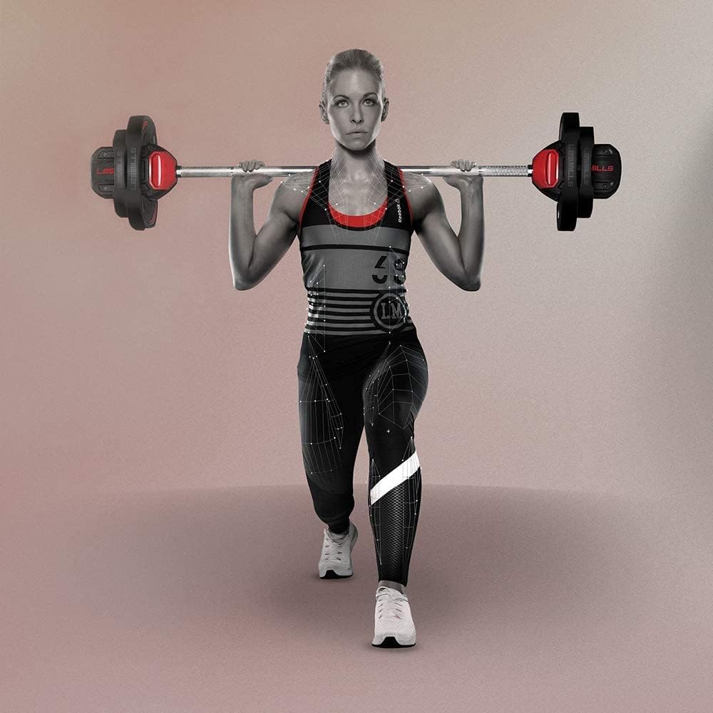Les Mills™ Dual Purpose Ergonomic Exercise Weight Plates for Total Body Workouts