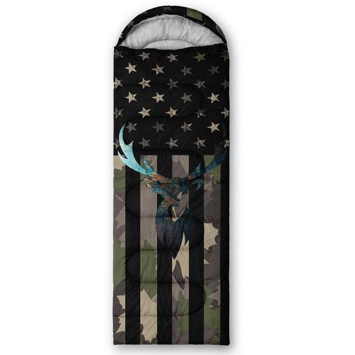 CVHOUSE Camouflage Camping Sleeping Bags,3 Season Warm & Cool Weather,Lightweight,Waterproof Camo Theme Sleeping Bags for Adults & Kids,Traveling,and Outdoors,Camping Gear Equipment,31x90inch