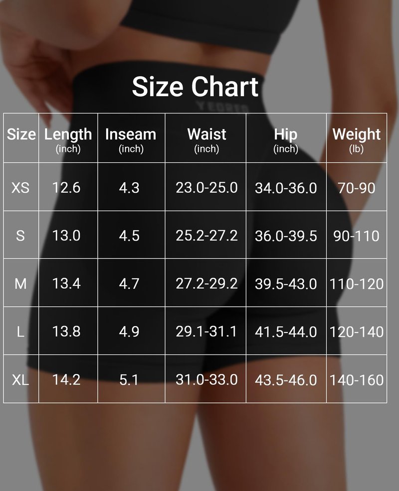 YEOREO Hidden Scrunch Workout Shorts Vision Women Seamless Gym Shorts High Waist Yoga Shorts