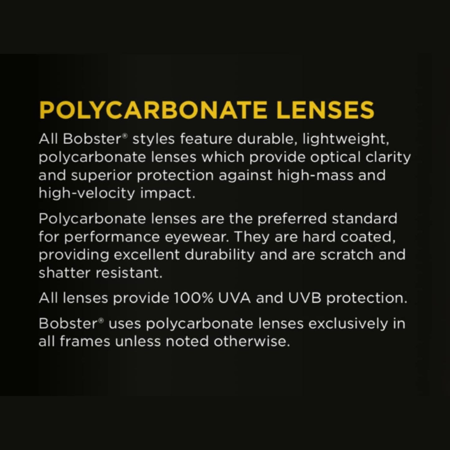 Bobster GXR ®, Matte Black Frame, Cyan Mirror Lens