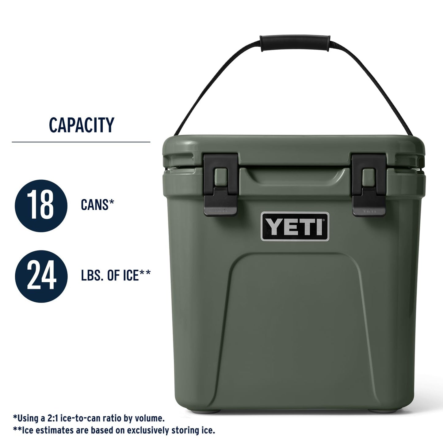 YETI Roadie 24 Cooler, Camp Green