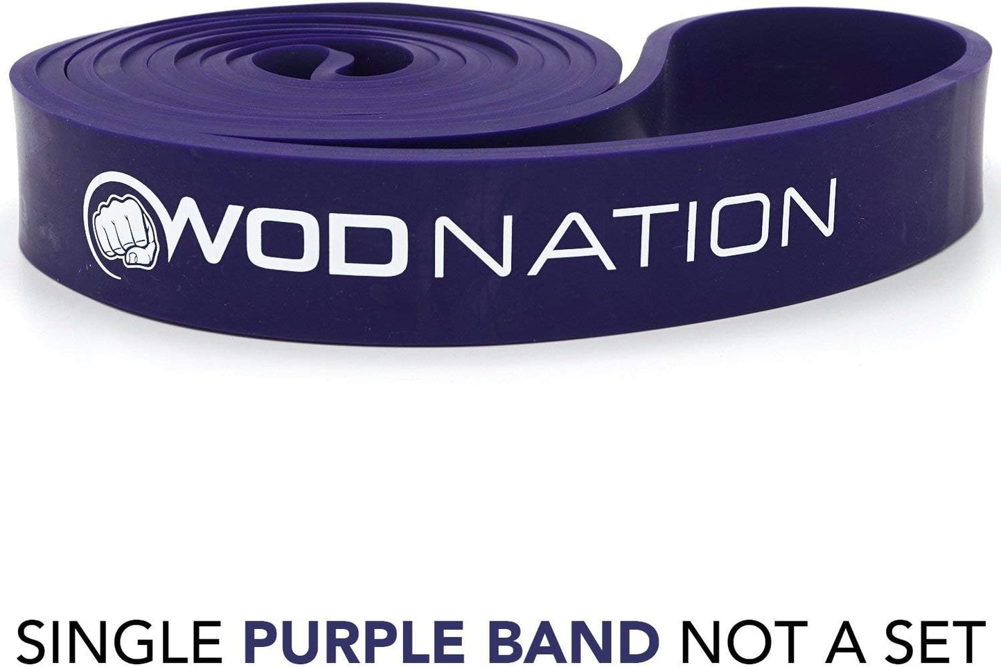 WOD Nation Pull Up Assistance Bands (10-175lbs Band) - Best for Pullup Assist, Chin Ups, Resistance Bands Exercise, Stretch, Mobility Work & Serious Fitness - 41 inch Straps