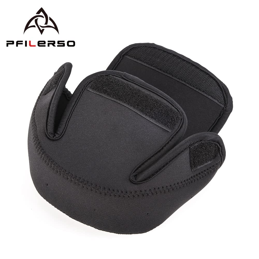 PFILERSO 3Pcs Fishing Spinning Reel Covers Bag Baitcasting Trolling Fishing Reel Protective Case Pouch Sleeve Gloves Fishing Bags Fits 1000-8000 Series Reel 3Size (3Pack 3szie)
