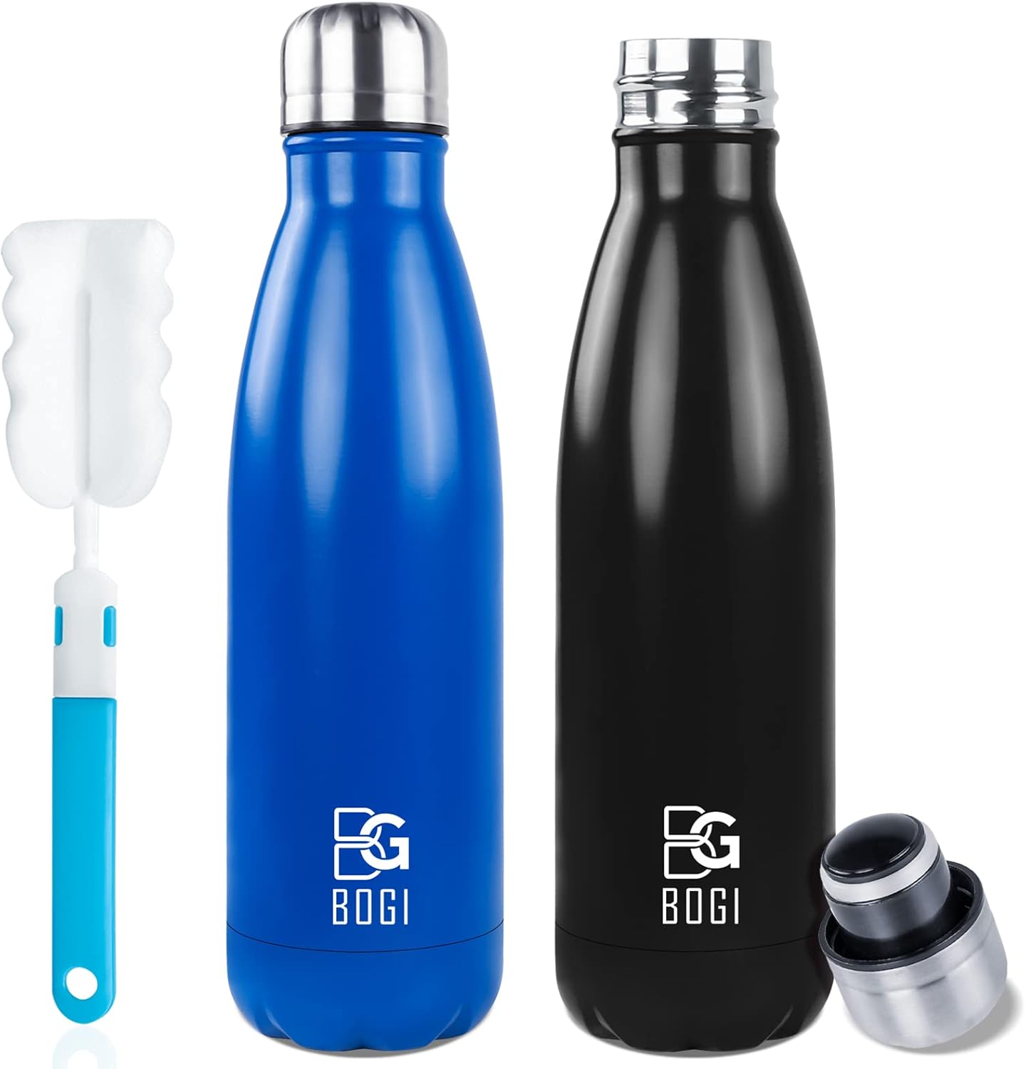 17oz Insulated Stainless Steel Water Bottle | Leak-Proof | Hot Pink for Outdoor Sports