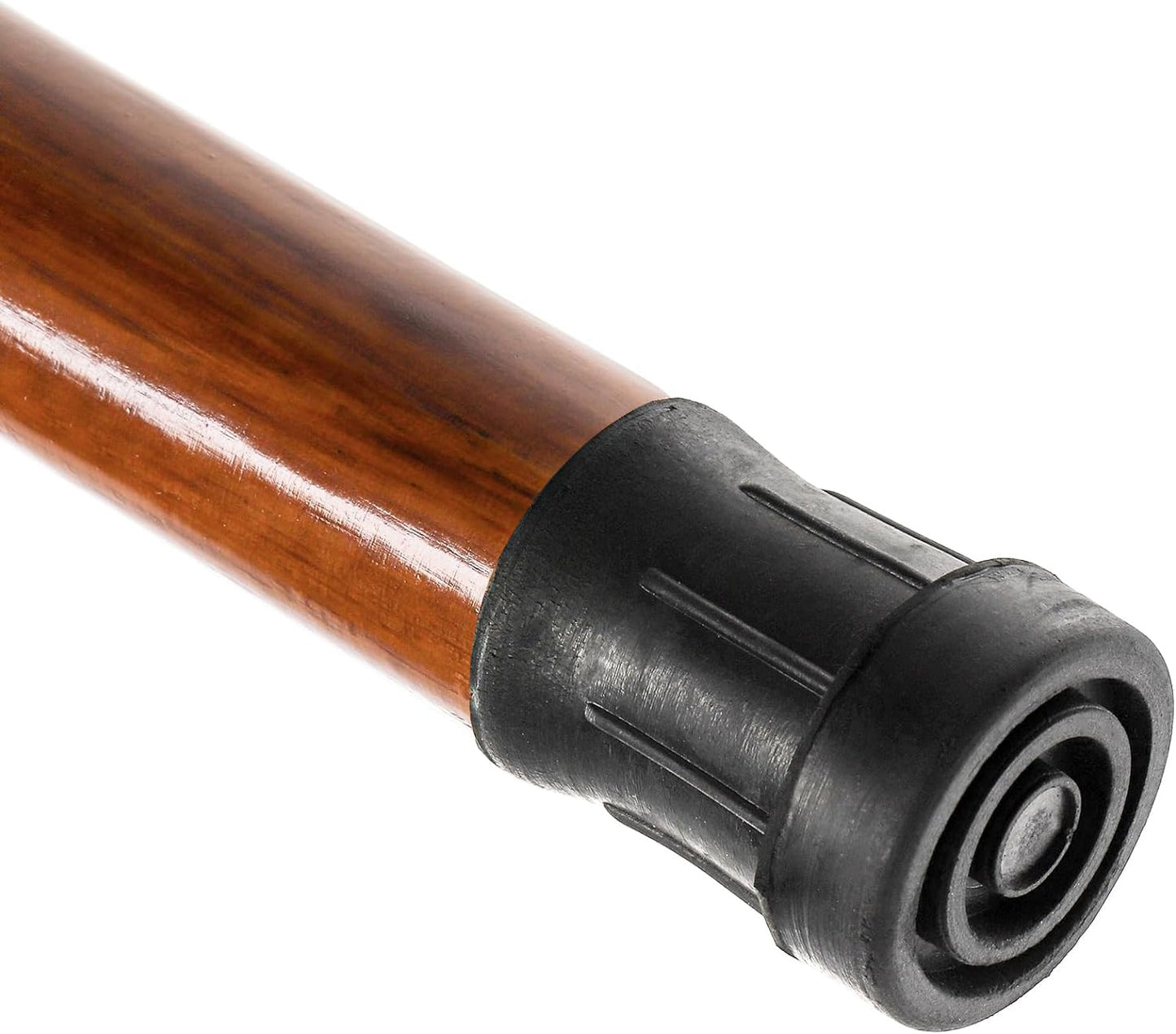 Mezchi 2 Pack Wood Walking Stick, 48 in Natural Wooden Walking Cane, Rustic Cedarwood Hiking Sticks Trekking Poles with Wrist Strap and Rubber Tip for Outdoor Activities, Women, Men, Seniors