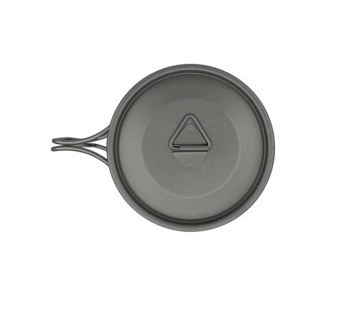 Kuvik Titanium Cup with Lid 450ml (15.2 oz) - Ultralight and Compact Pot for Backpacking, Camping, and Survival