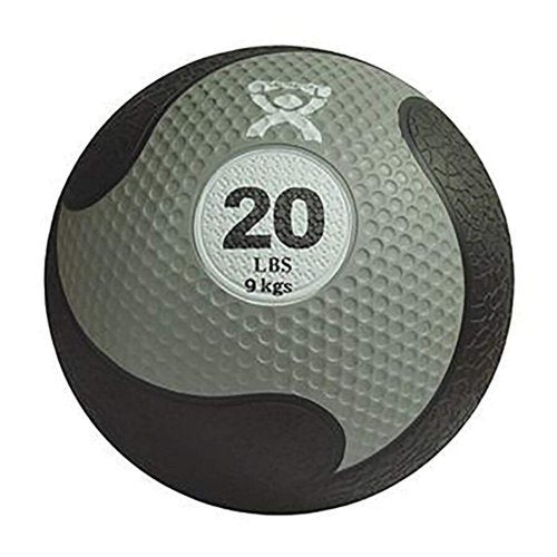 CanDo Rubber Medicine Balls, 7 lbs, Green