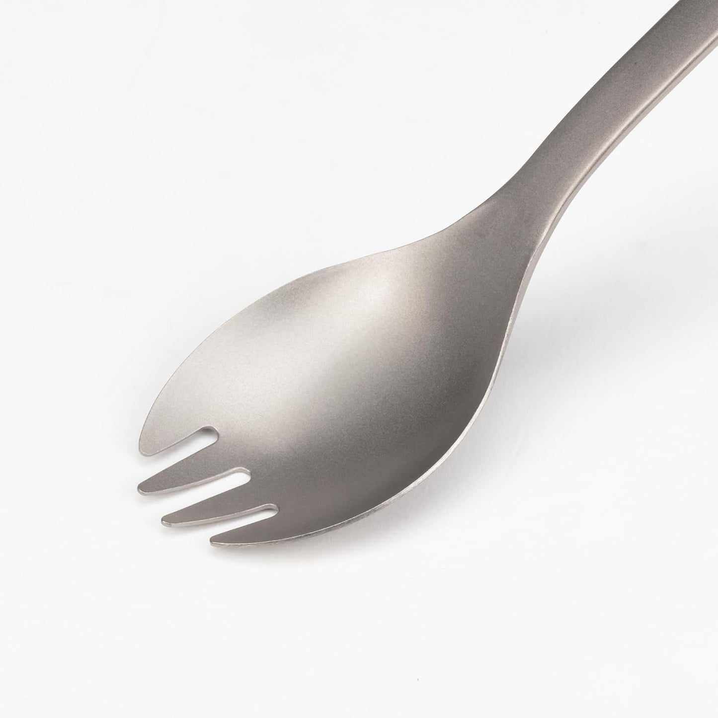 Snow Peak Titanium Spork - Lightweight Titanium Cutlery for Camping & Hiking - Compact & Portable Utensil for Easy Packing - Durable Camping Cookware Accessories