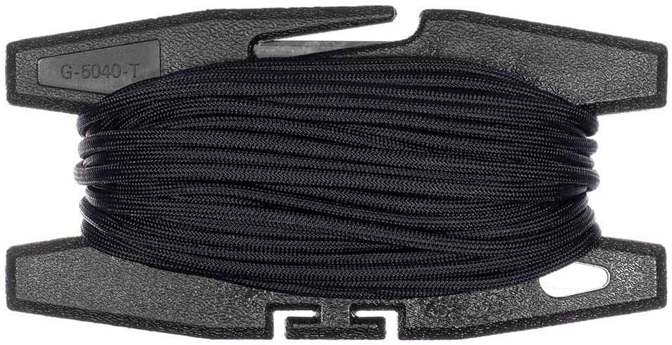 Paracord Spool Tool with 50 Feet of 550 7 Inner Strand Parachute Cord