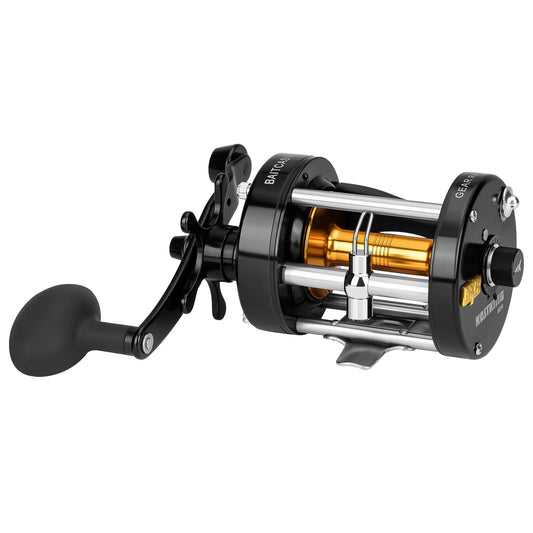 KastKing Rover Round Baitcasting Reel, Right Handed Fishing Reel,Rover60,Black